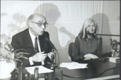 Conferencia de Saramago en la Fundación borges