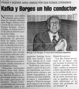Kafka y Borges un hilo conductor